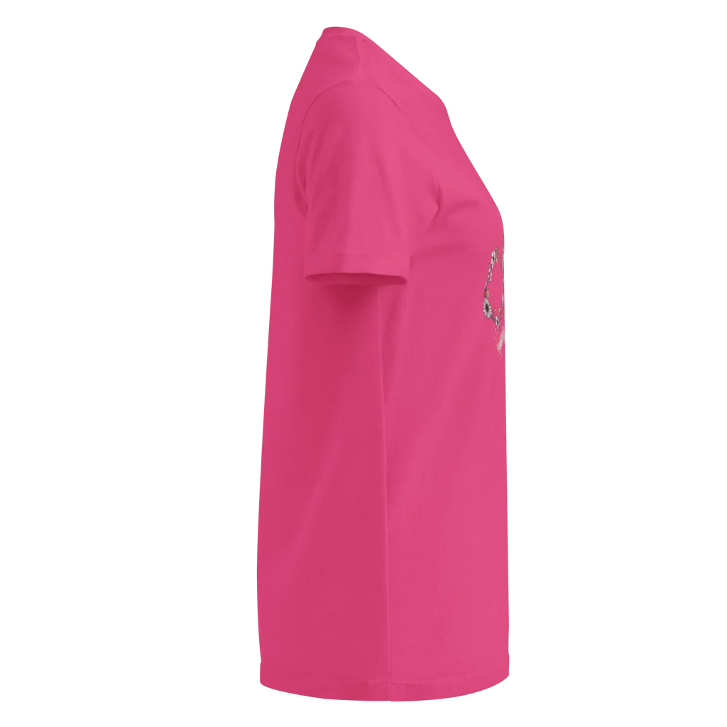 DOVE FLORAL SYMBOL women’s t-shirt - Red / S - Printoo Shop - 9945865_22182