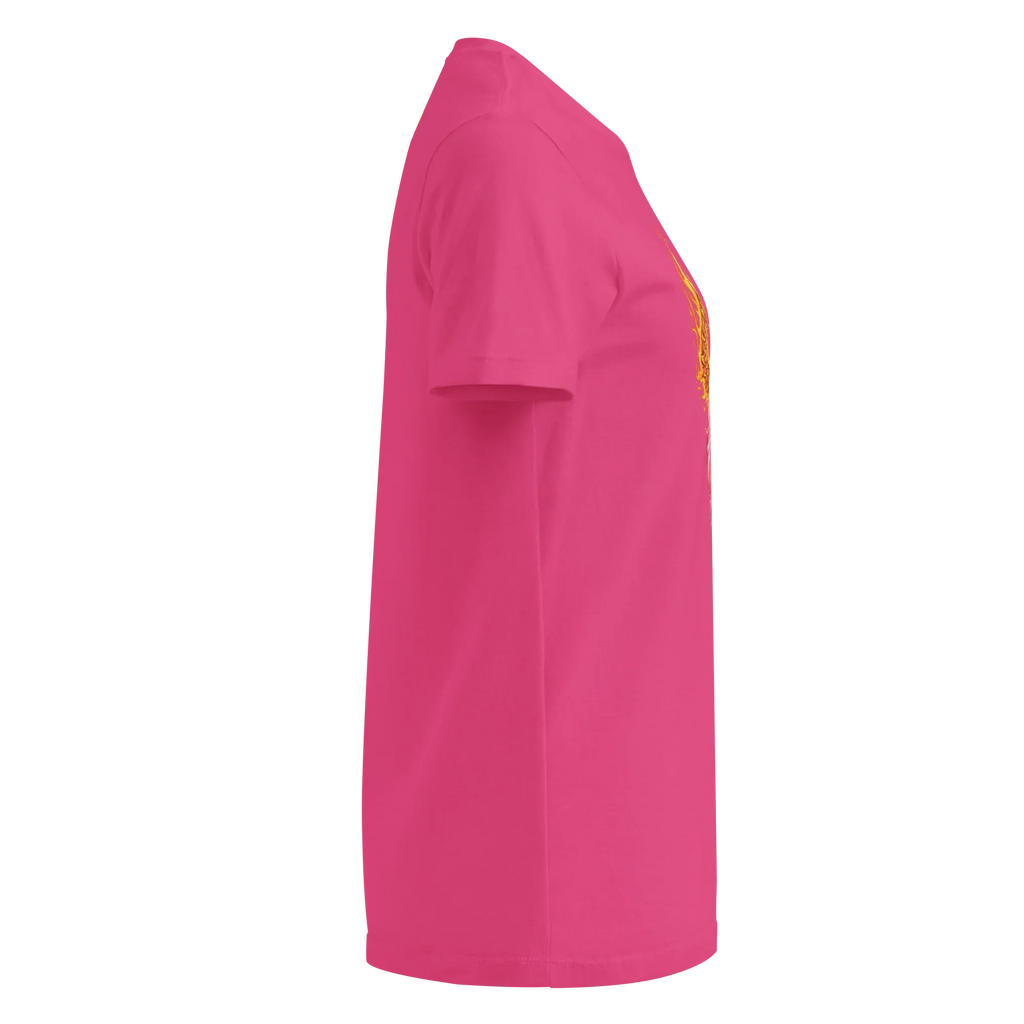 FIRE & BLOOM women's t-shirt - Heliconia / S - Printoo Shop - 6928077_22177