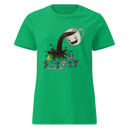 COFFEE RAIN women’s t-shirt - Irish Green / S - Printoo Shop - 5484587_22178