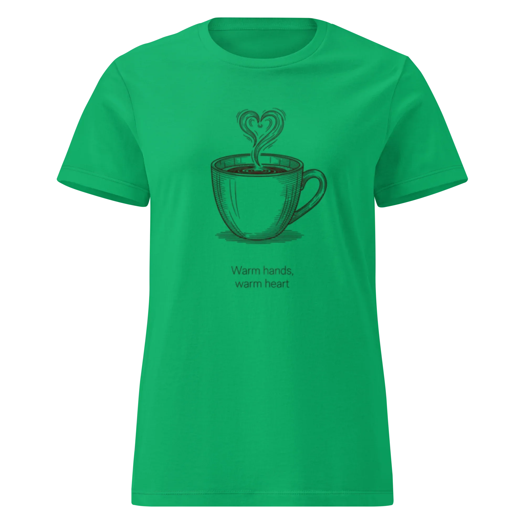 WARM HANDS WARM HEART women’s t-shirt - - Printoo Shop -
