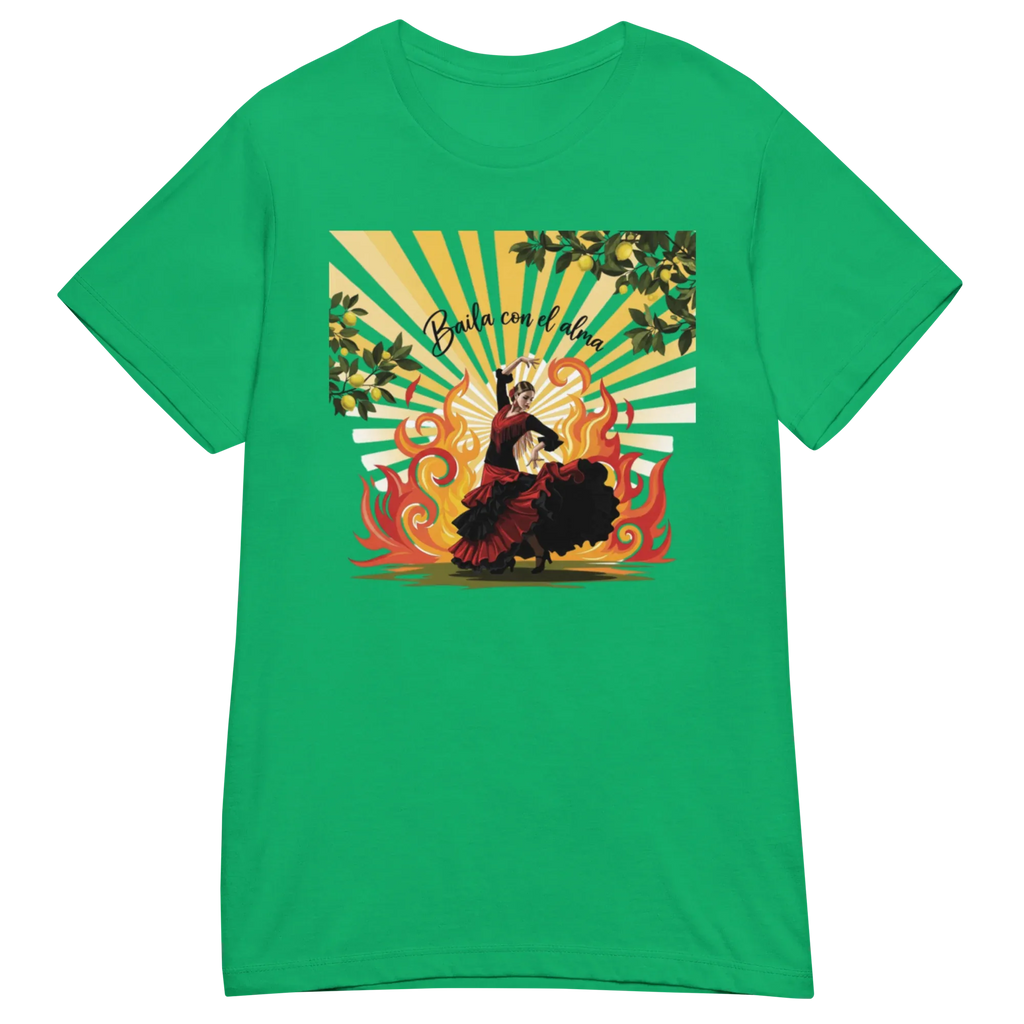 DANCE WITH YOUR SOUL women’s t-shirt - Heliconia / S - Printoo Shop - 2054301_22177
