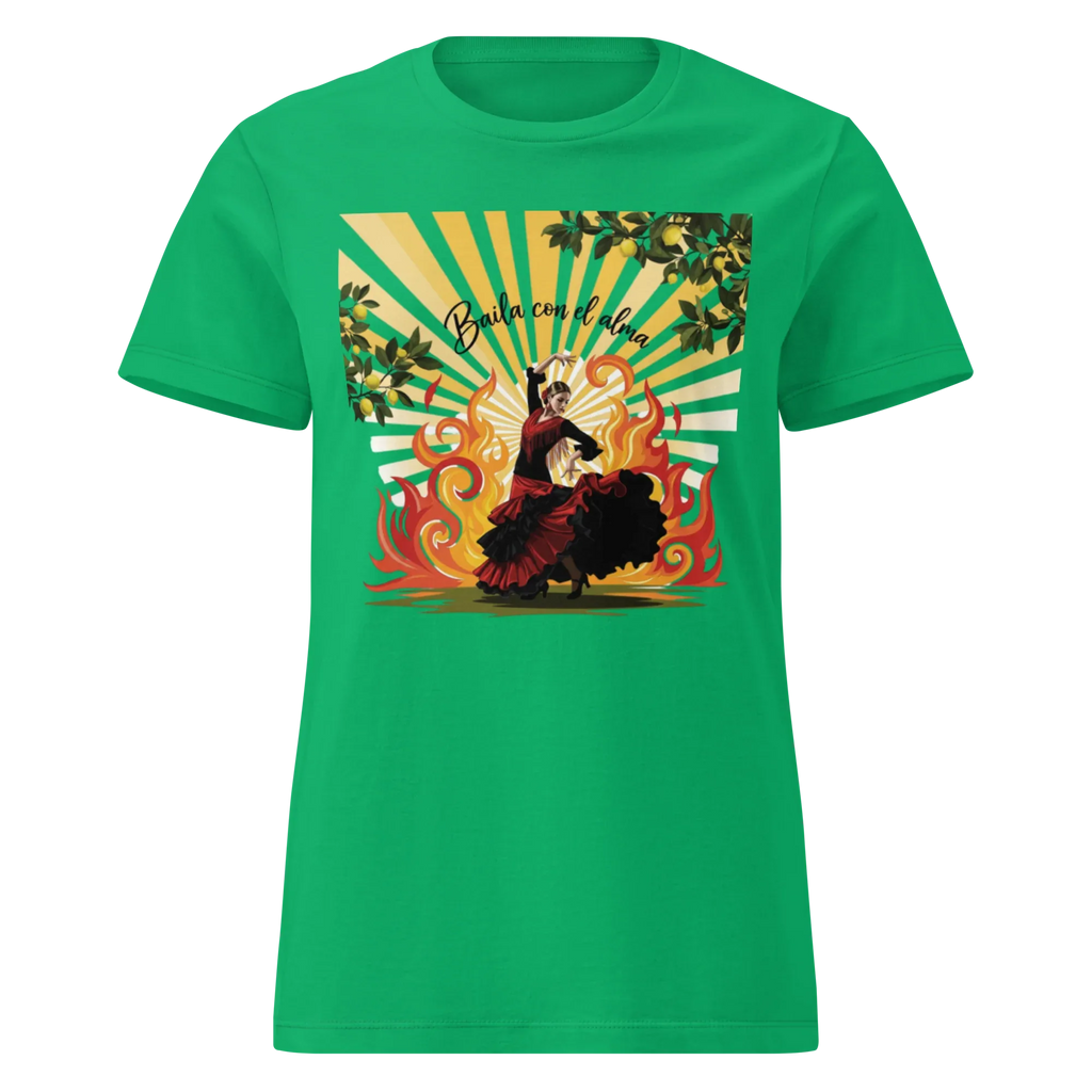 DANCE WITH YOUR SOUL women’s t-shirt - Irish Green / S - Printoo Shop - 2054301_22178