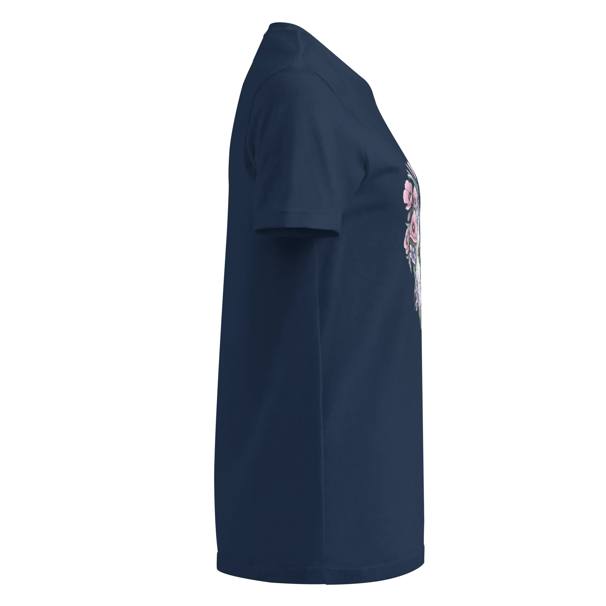 FLOWER HEART GIRL women’s t-shirt - Black / S - Printoo Shop - 3966053_22175