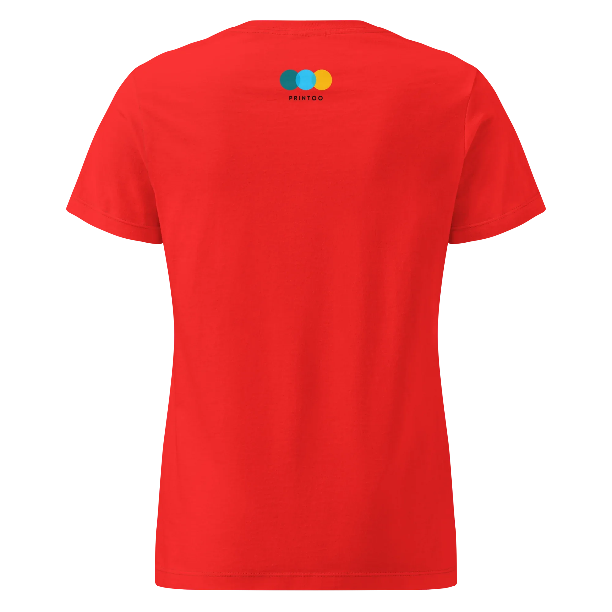 CAT WITH BAGUETTE ON women’s t-shirt - Red / S - Printoo Shop - 4308768_22182