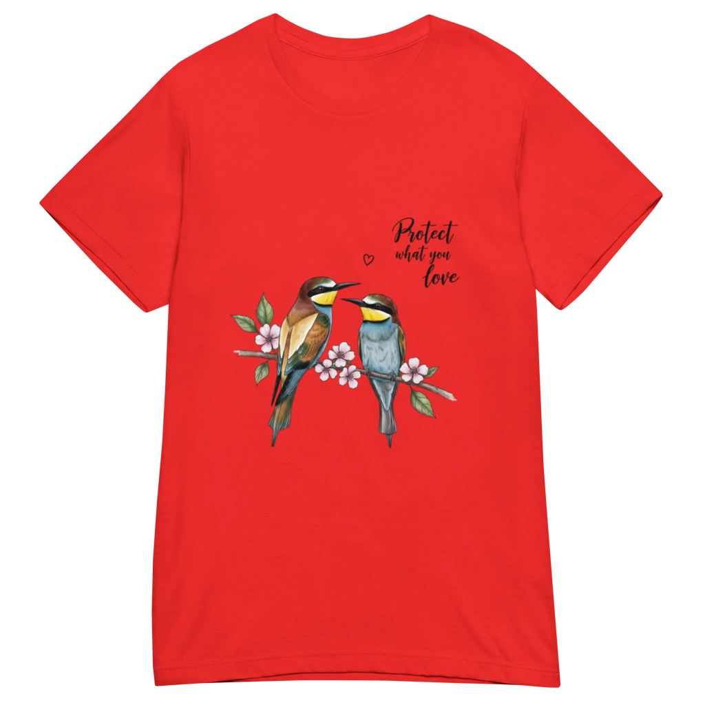 PROTECT WHAT YOU LOVE women’s t-shirt - Red / S - Printoo Shop - 9536394_22182