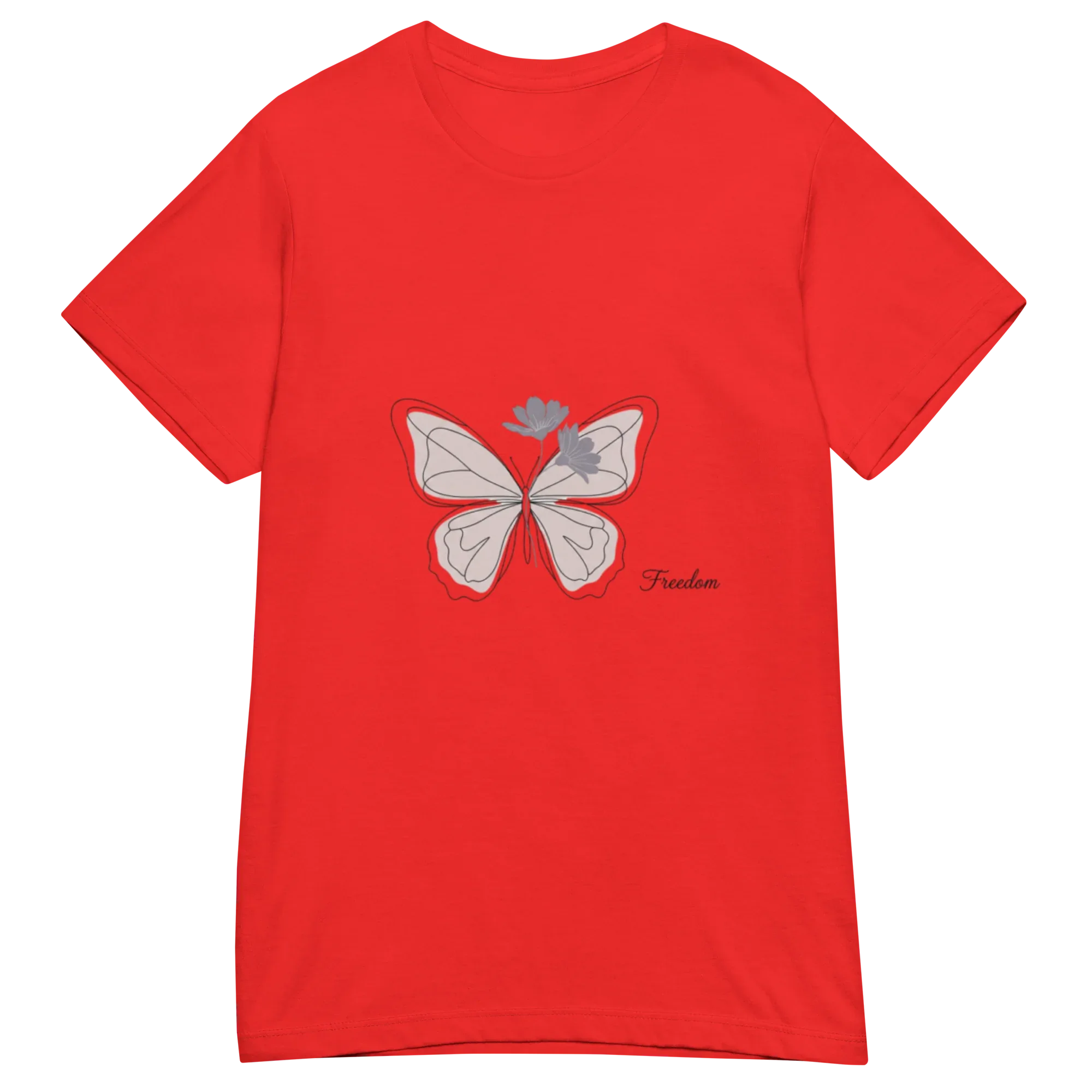 FREEDOM BUTTERFLY women’s t-shirt - - Printoo Shop -