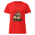 HAPPY FRIENDS women’s t-shirt - Red / S - Printoo Shop - 1206472_22182