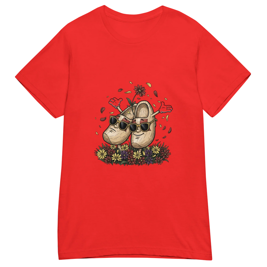 HAPPY FRIENDS women’s t-shirt - Red / S - Printoo Shop - 1206472_22182