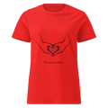 POWER OF LOVE women’s t-shirt - Red / S - Printoo Shop - 7616181_22182