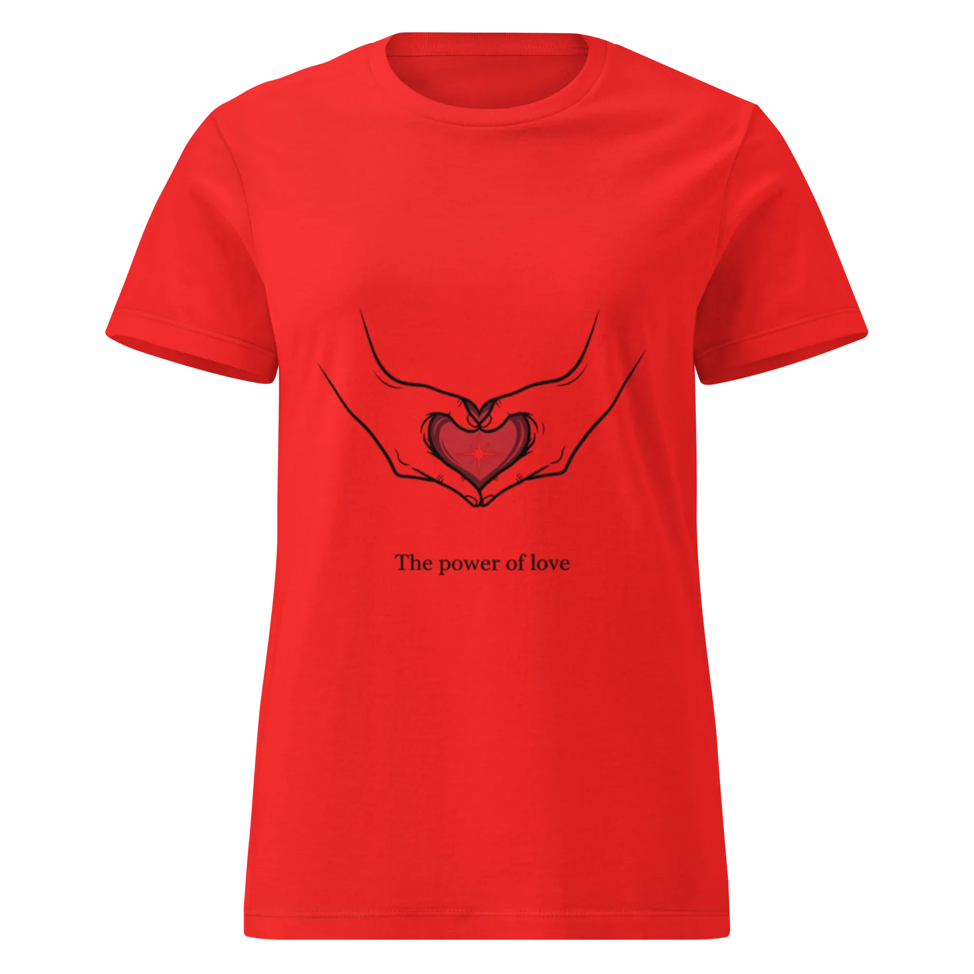 POWER OF LOVE women’s t-shirt - - Printoo Shop -