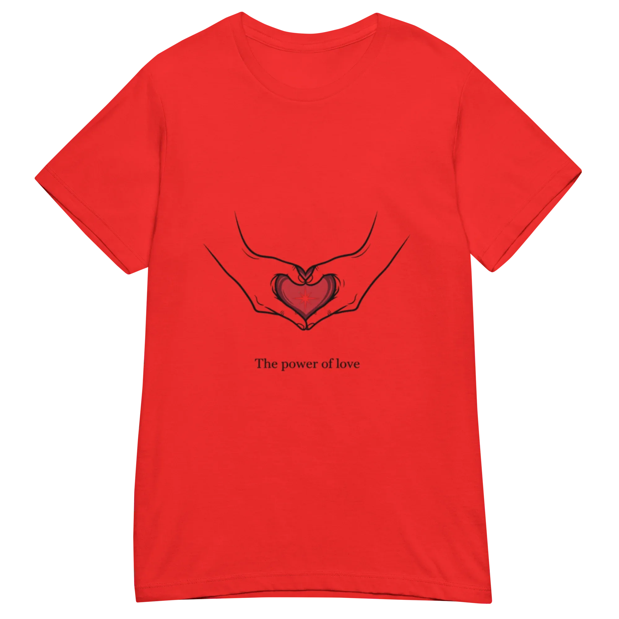 POWER OF LOVE women’s t-shirt - - Printoo Shop -