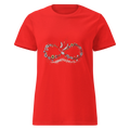 DOVE FLORAL SYMBOL women’s t-shirt - Red / S - Printoo Shop - 9945865_22182