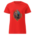 HEART OF A LION women’s t-shirt - Red / S - Printoo Shop - 5041022_22182