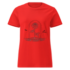 STILL FLOURISHING ROSE women’s t-shirt - Red / S - Printoo Shop - 4700314_22182
