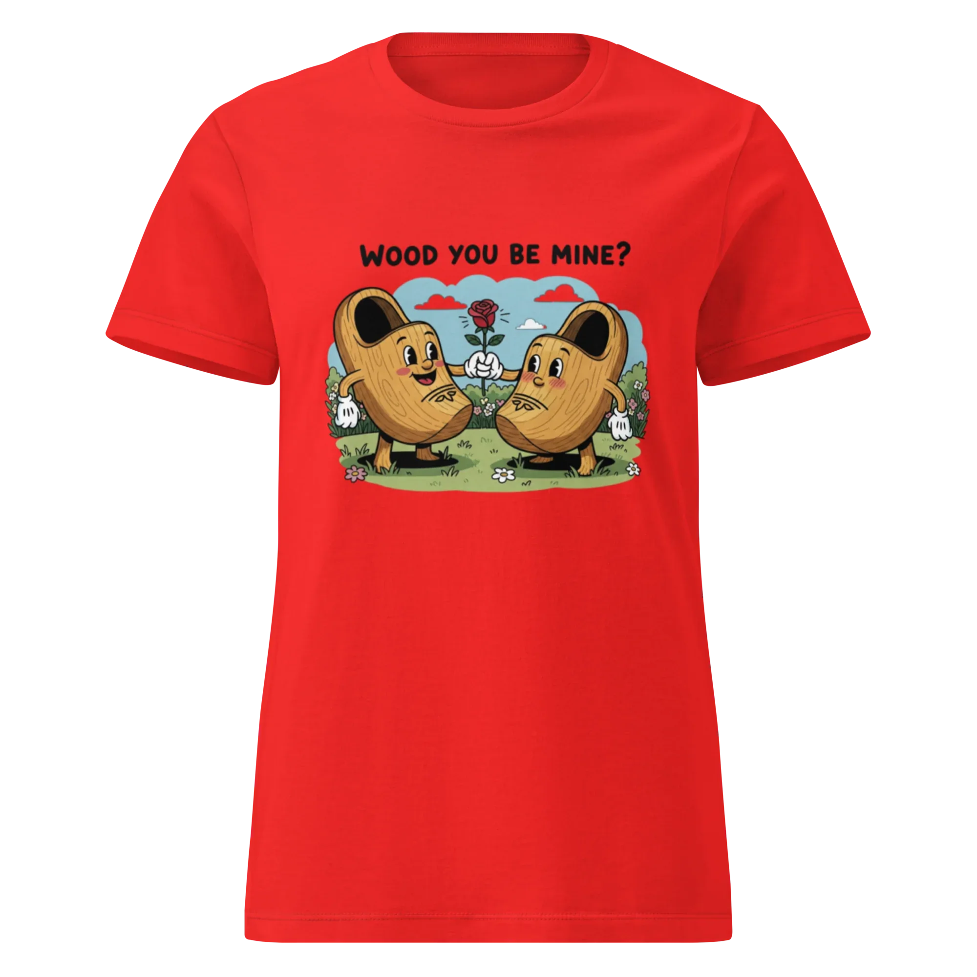 WOOD YOU BE MINE? women's t-shirt - - Printoo Shop -