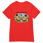 WOOD YOU BE MINE? women's t-shirt - Red / S - Printoo Shop - 6912551_22182