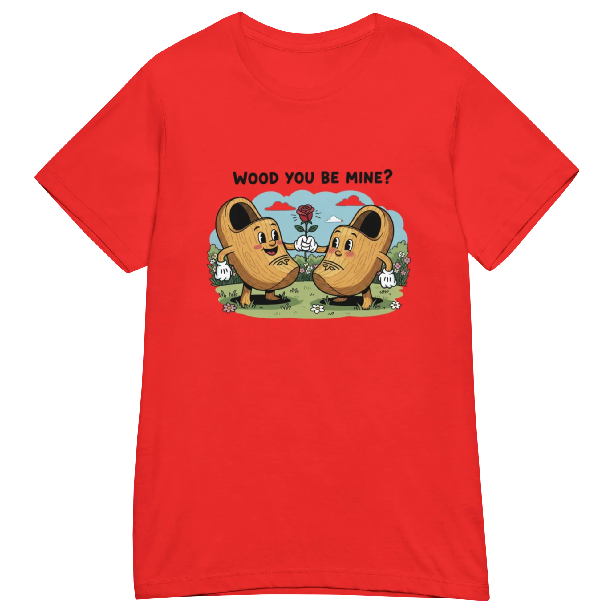 WOOD YOU BE MINE? women's t-shirt - - Printoo Shop -