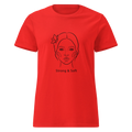 STRONG & SOFT women's t-shirt - Red / S - Printoo Shop - 1012977_22182