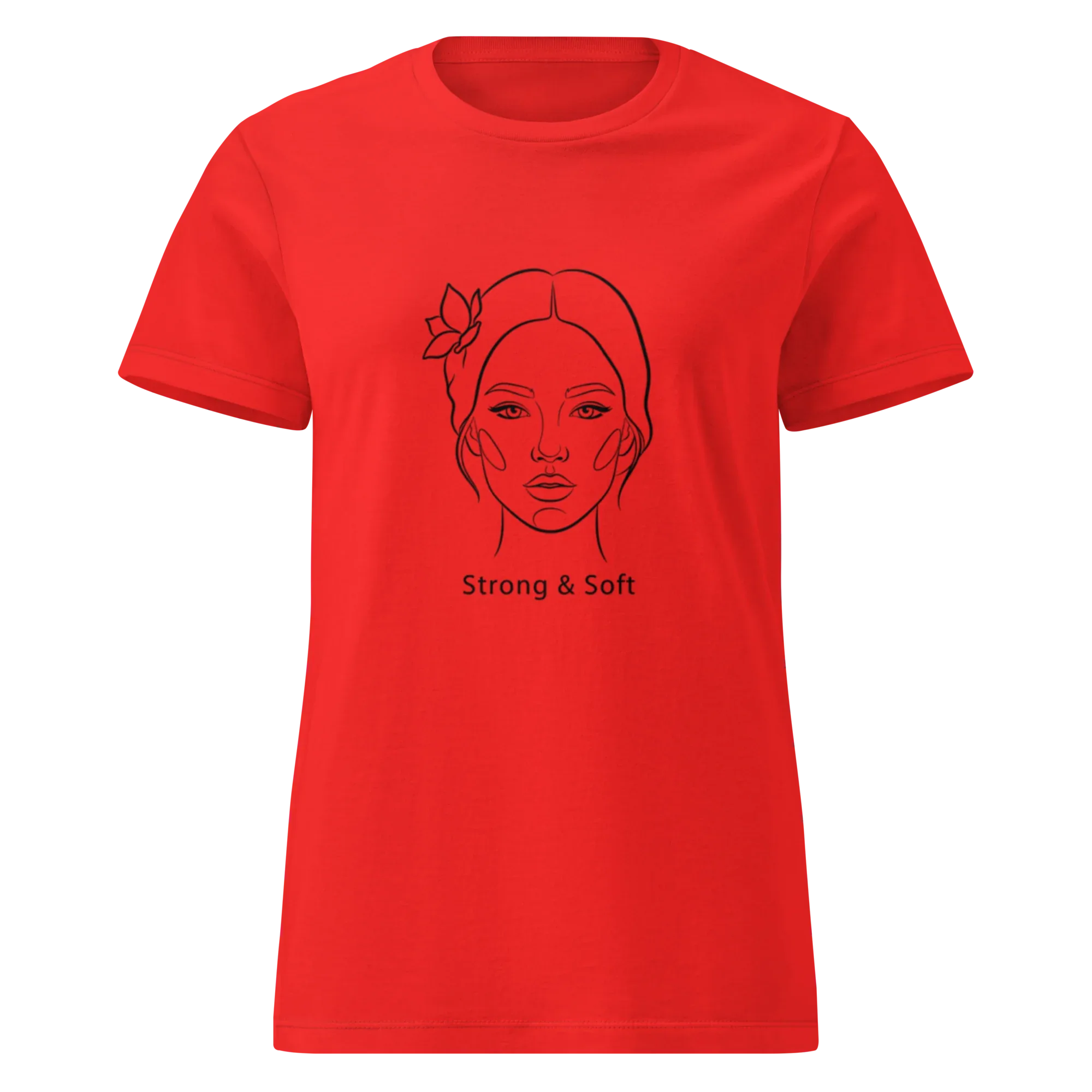 STRONG & SOFT women's t-shirt - - Printoo Shop -