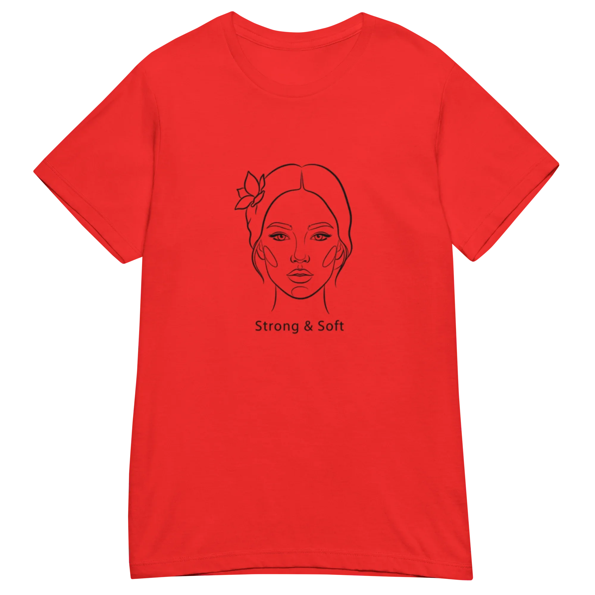 STRONG & SOFT women's t-shirt - - Printoo Shop -