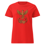 FREEDOM FLIGHT women's t-shirt - Red / S - Printoo Shop - 4227038_22182