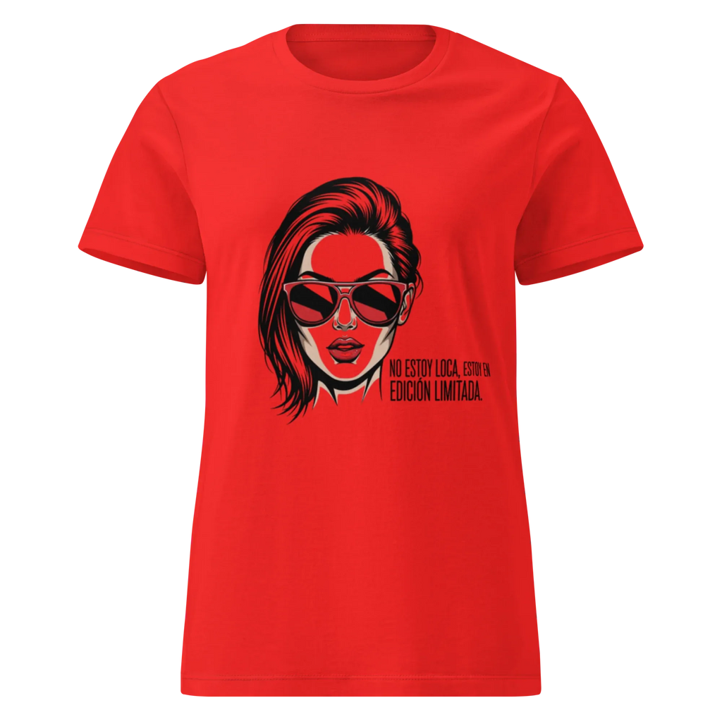 NO ESTOY LOCA women's t-shirt - Red / S - Printoo Shop - 8408217_22182