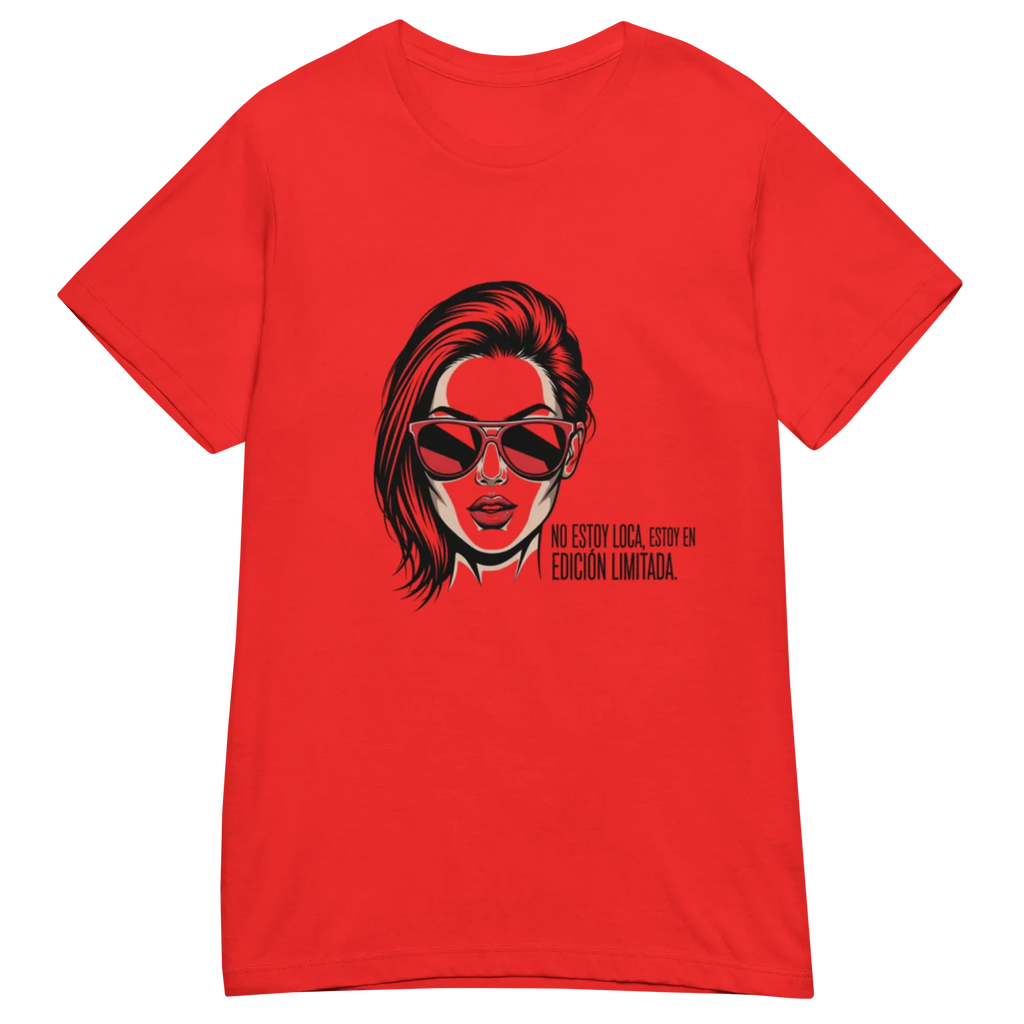 NO ESTOY LOCA women's t-shirt - Red / S - Printoo Shop - 8408217_22182