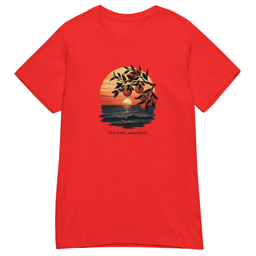 VIVE LENTO AMA FUERTE women's t-shirt - Black / S - Printoo Shop - 1737814_22175