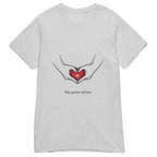POWER OF LOVE women’s t-shirt - Red / S - Printoo Shop - 7616181_22182