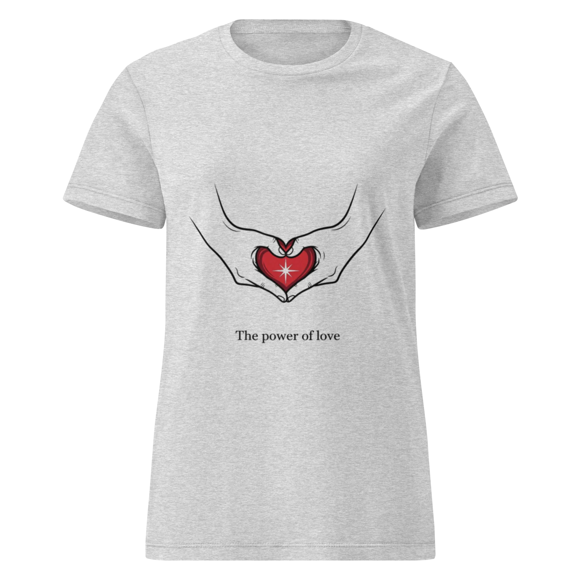 POWER OF LOVE women’s t-shirt - - Printoo Shop -