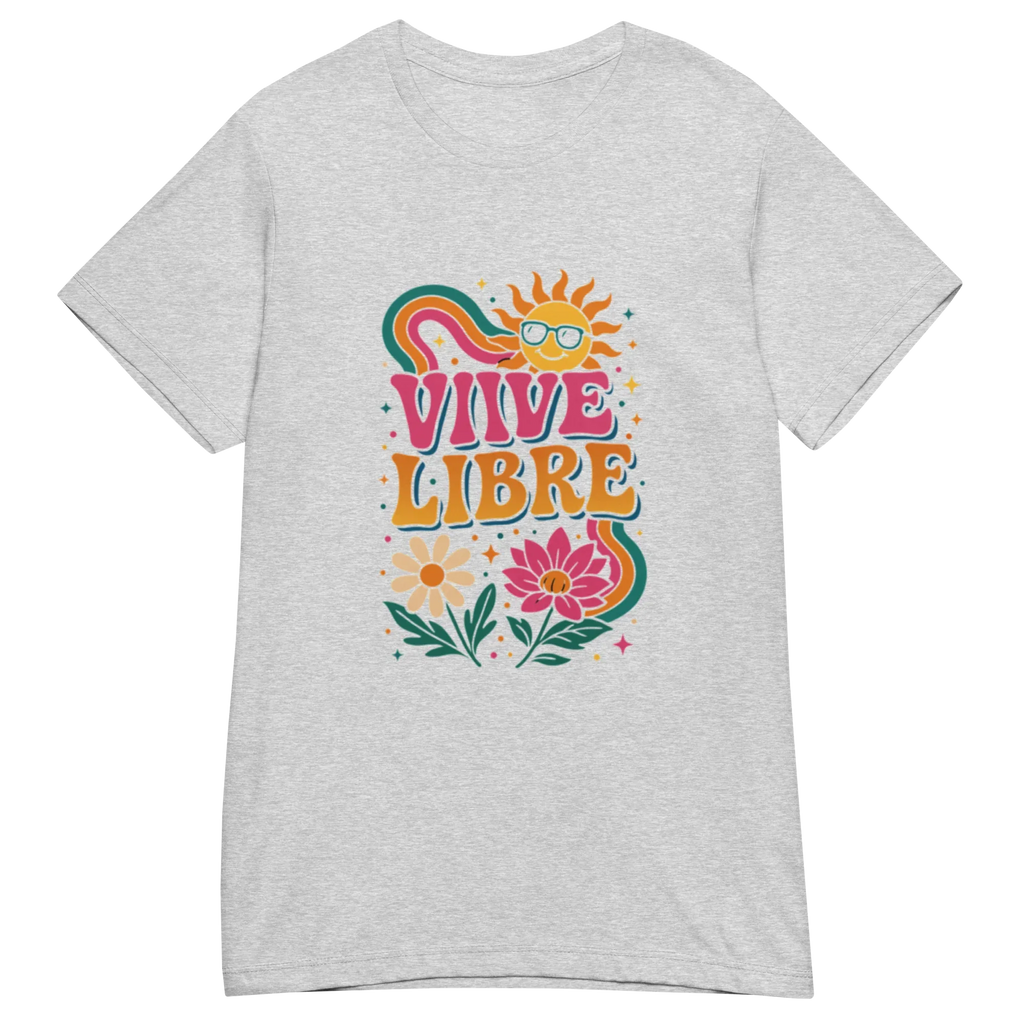 VIVE LIBRE t-shirt - Red / S - Printoo Shop - 6798672_22182