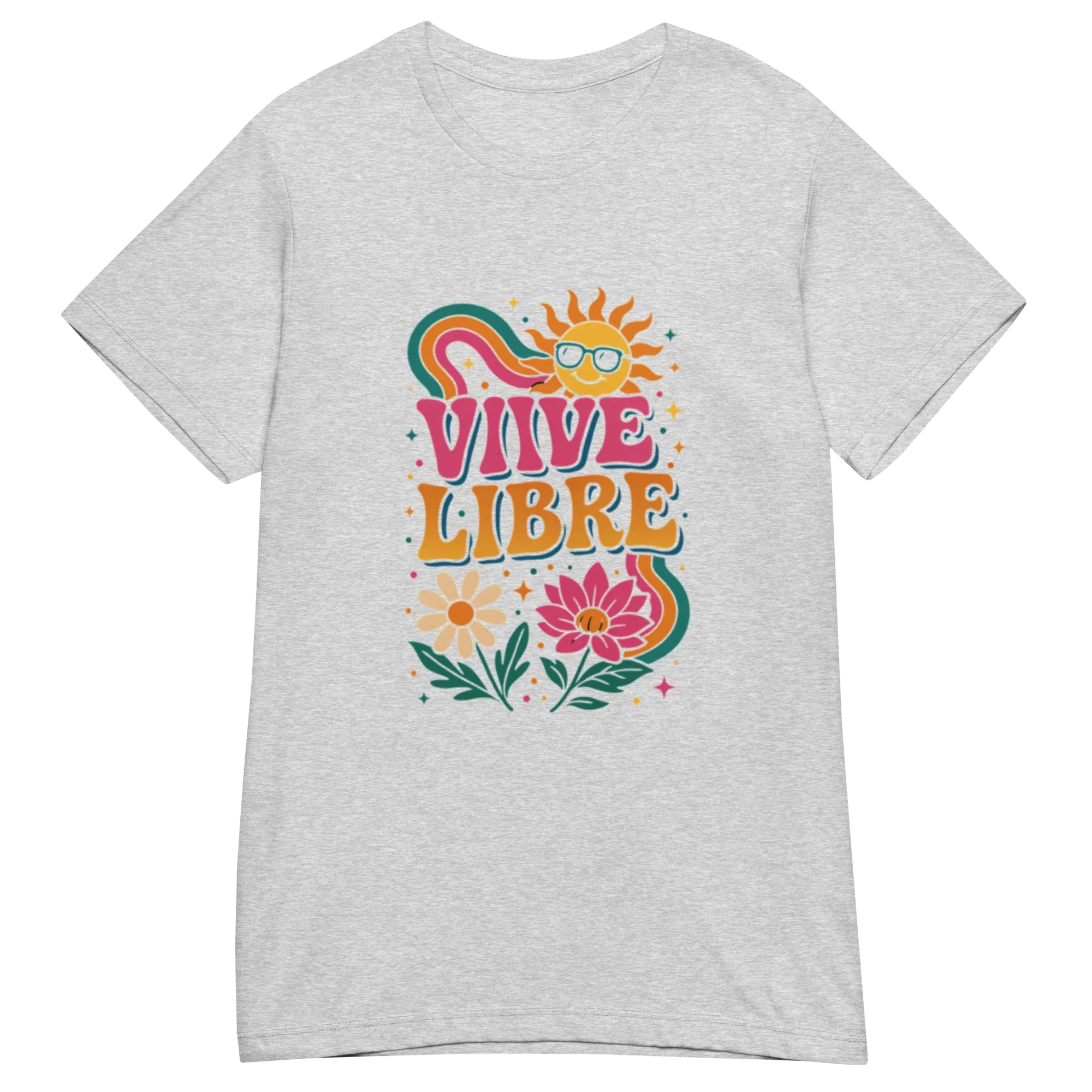 VIVE LIBRE t-shirt - Red / S - Printoo Shop - 6798672_22182