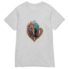 HEART OF A LION women’s t-shirt - Red / S - Printoo Shop - 5041022_22182