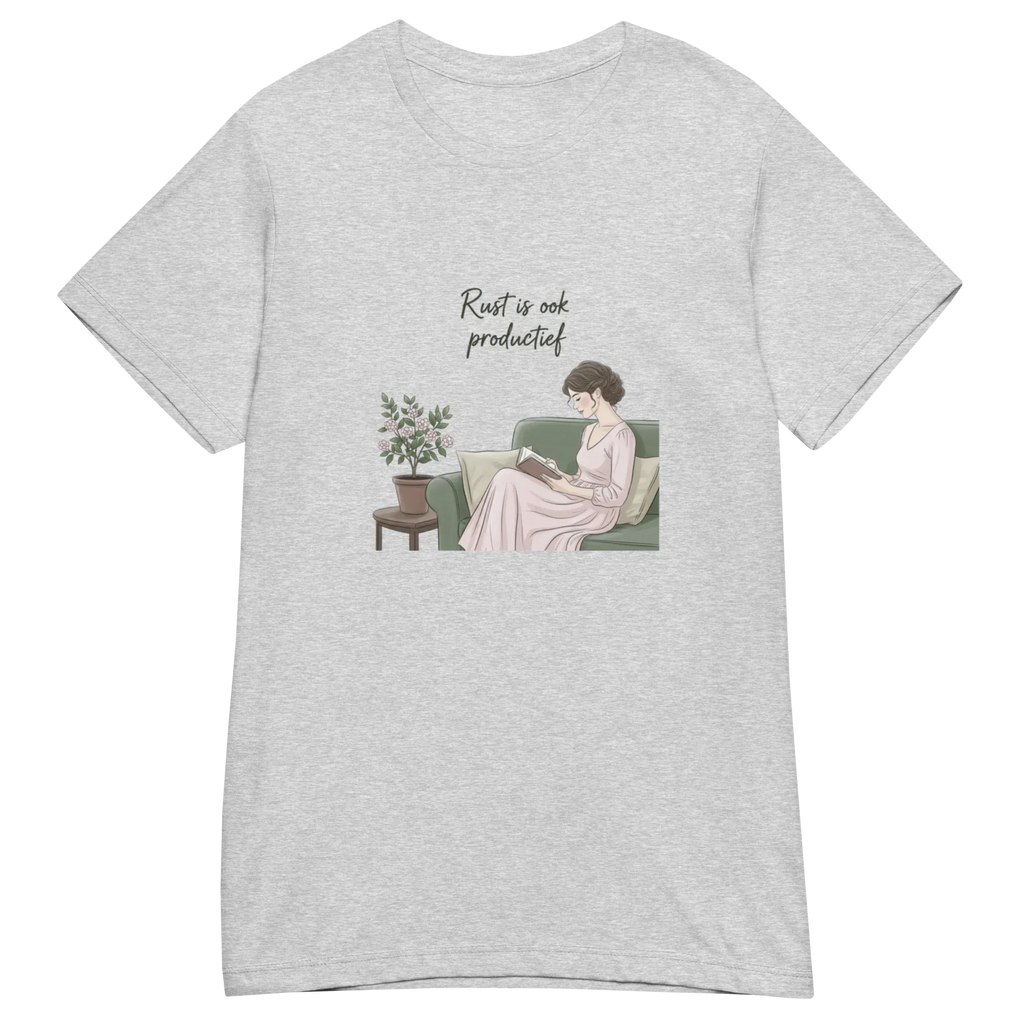 REST IS ALSO PRODUCTIVE women’s t-shirt - Charcoal / S - Printoo Shop - 9812374_22176