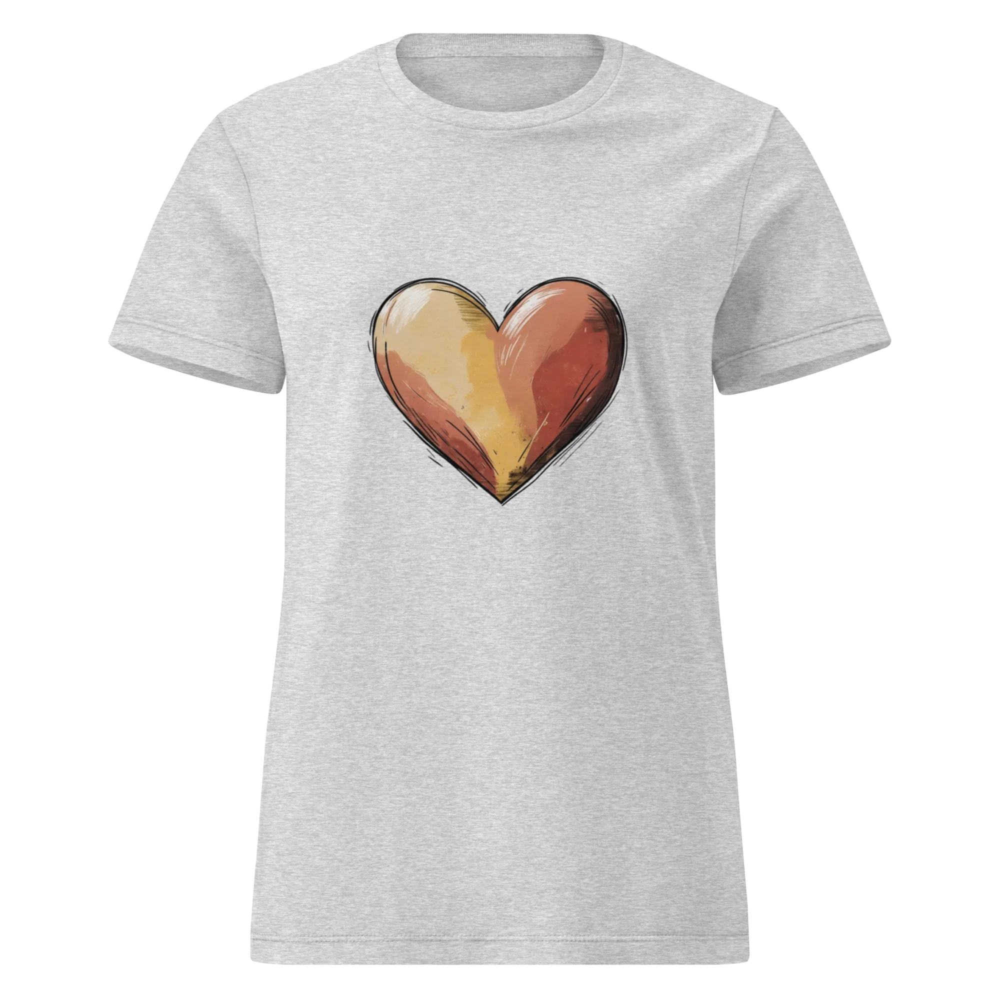 HEART OF EARTH women’s t-shirt - - Printoo Shop -