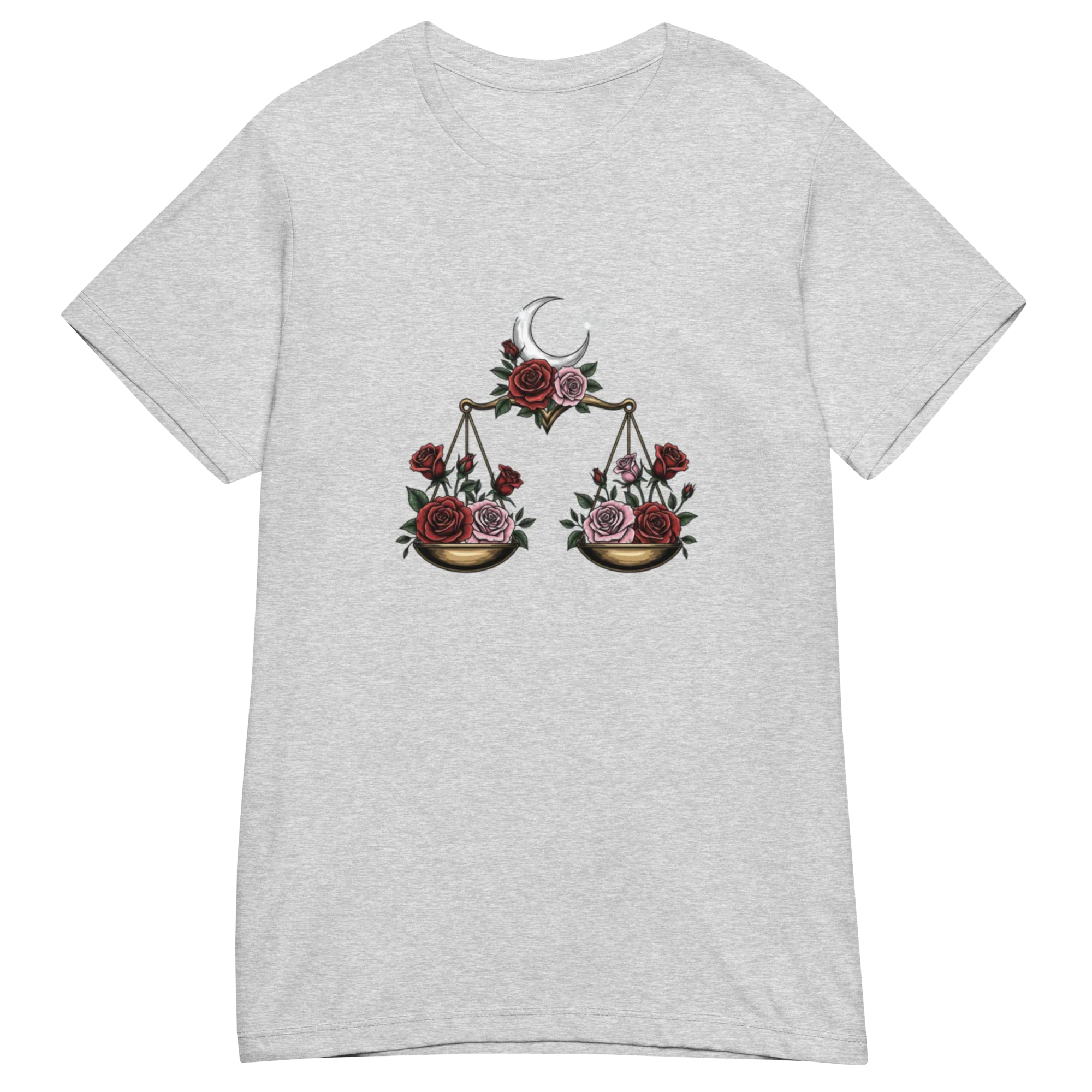 MOON BALANCE women's t-shirt - Charcoal / S - Printoo Shop - 9894625_22176