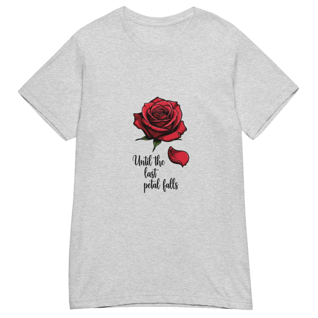 UNTIL THE LAST PETAL FALLS women’s t-shirt - Red / S - Printoo Shop - 8256819_22182