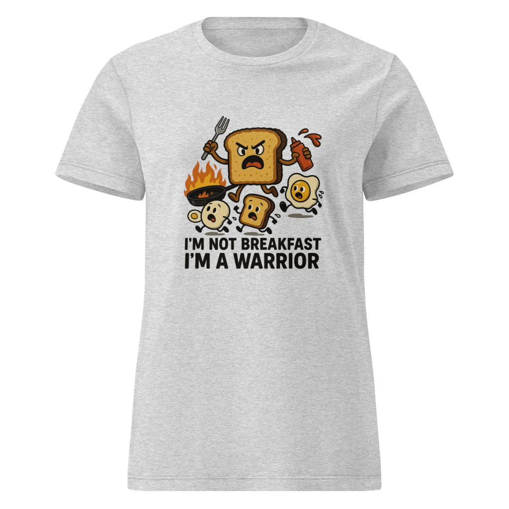 I'M NOT BREAKFAST women’s t-shirt - Sport Grey / S - Printoo Shop - 1855427_22181