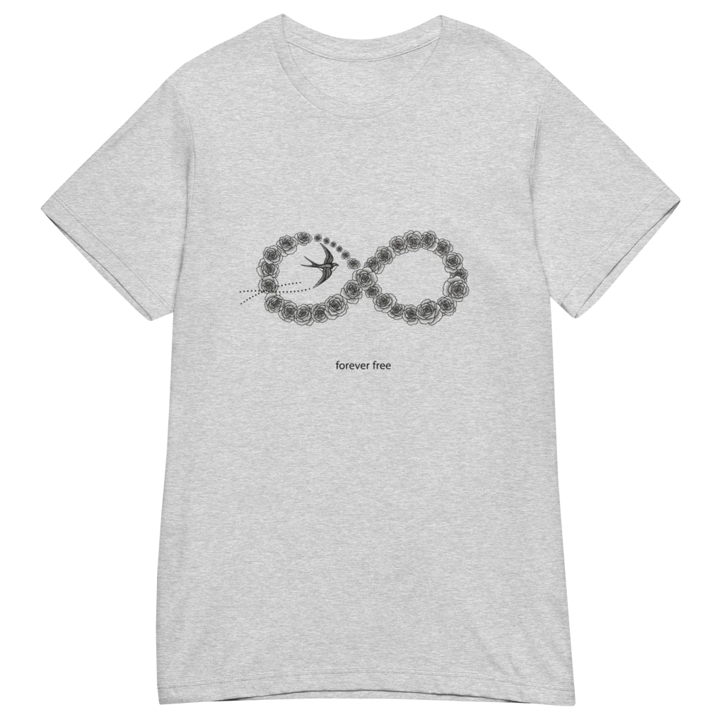 FOREVER IN BLOOM women’s t-shirt - Charcoal / S - Printoo Shop - 9492989_22176