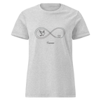 INFINITY HEART women's t-shirt - Heliconia / S - Printoo Shop - 6825862_22177