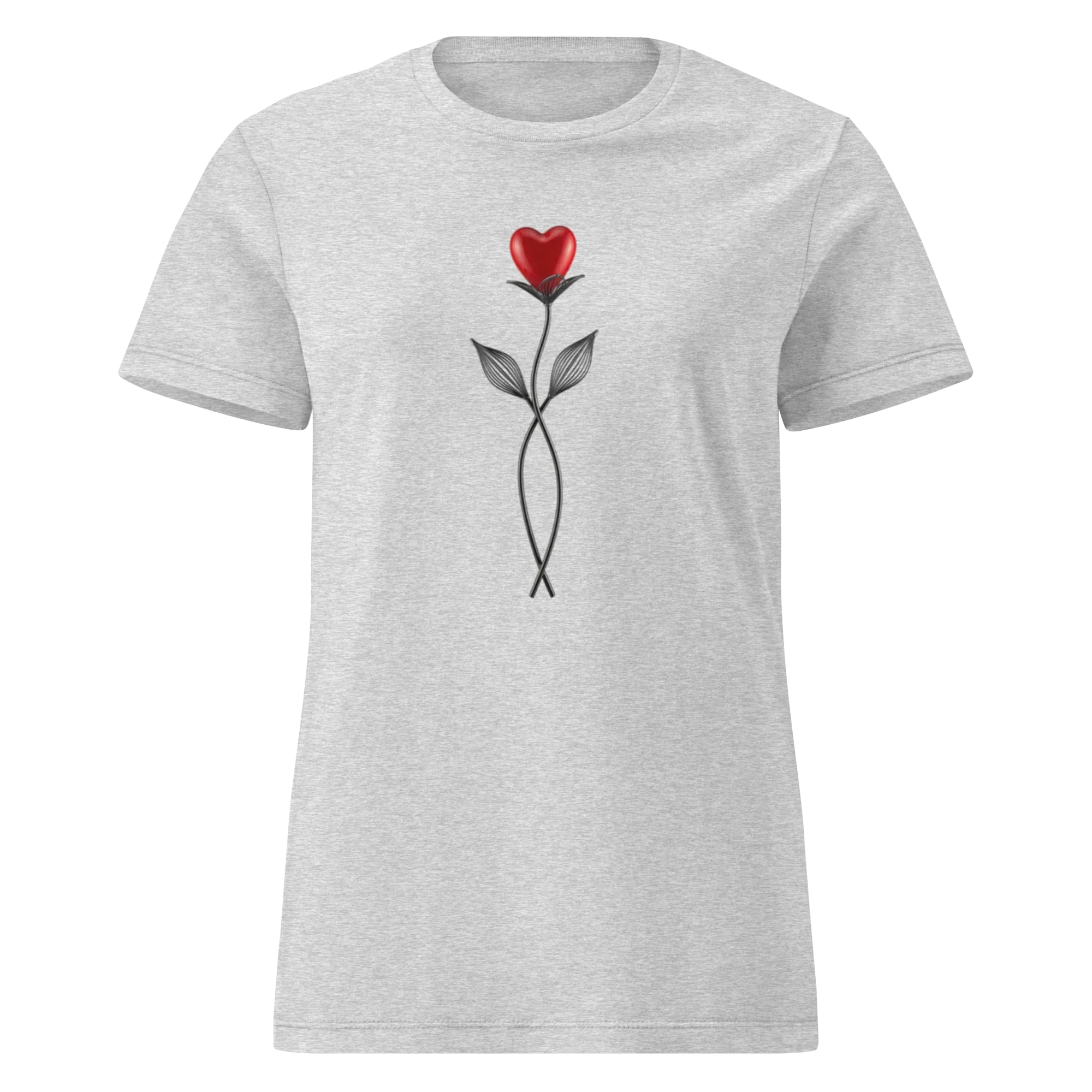 METAL BLOOM LOVE women's t-shirt - Sport Grey / S - Printoo Shop - 6392718_22181