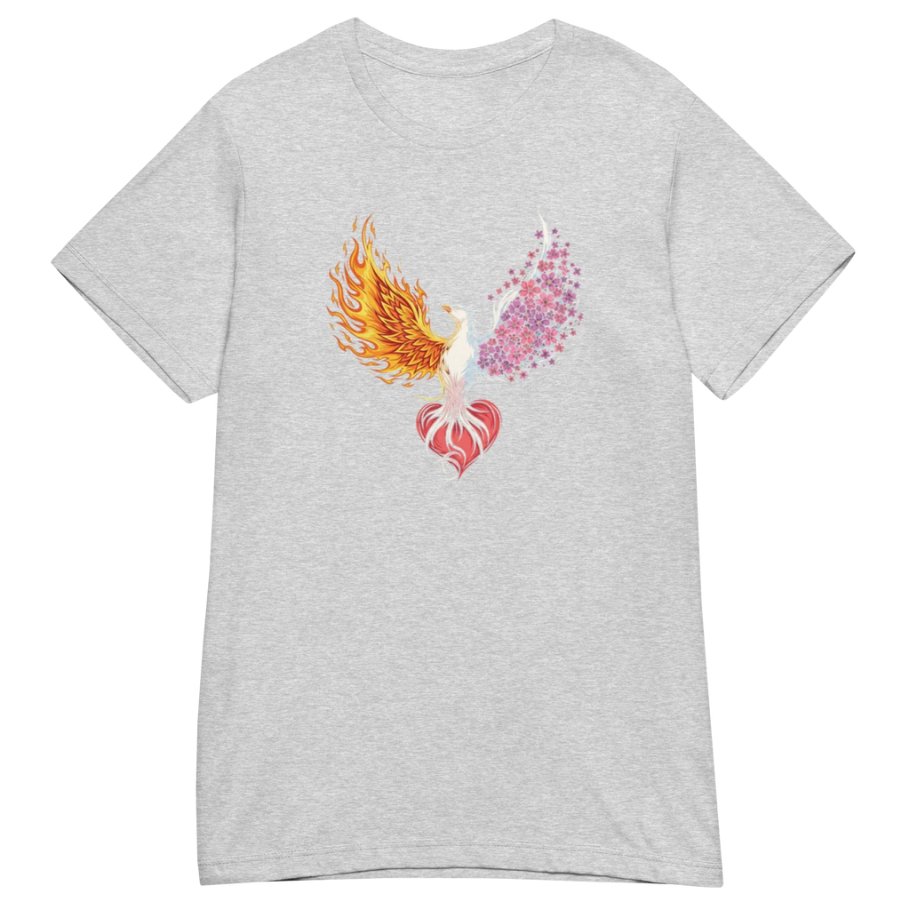 FIRE & BLOOM women's t-shirt - Heliconia / S - Printoo Shop - 6928077_22177