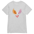 FIRE & BLOOM women's t-shirt - Heliconia / S - Printoo Shop - 6928077_22177