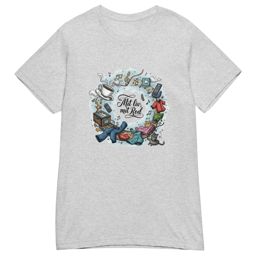 MIT LIV MIT ROD women's t-shirt - Heliconia / S - Printoo Shop - 2212748_22177