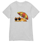 FUNNY SUMMER CAT women's t-shirt - Red / S - Printoo Shop - 9640641_22182