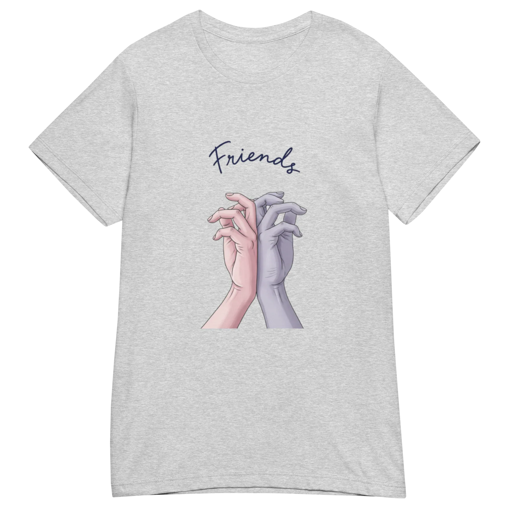 FRIENDS TOGETHER women’s t-shirt - Red / S - Printoo Shop - 2186774_22182