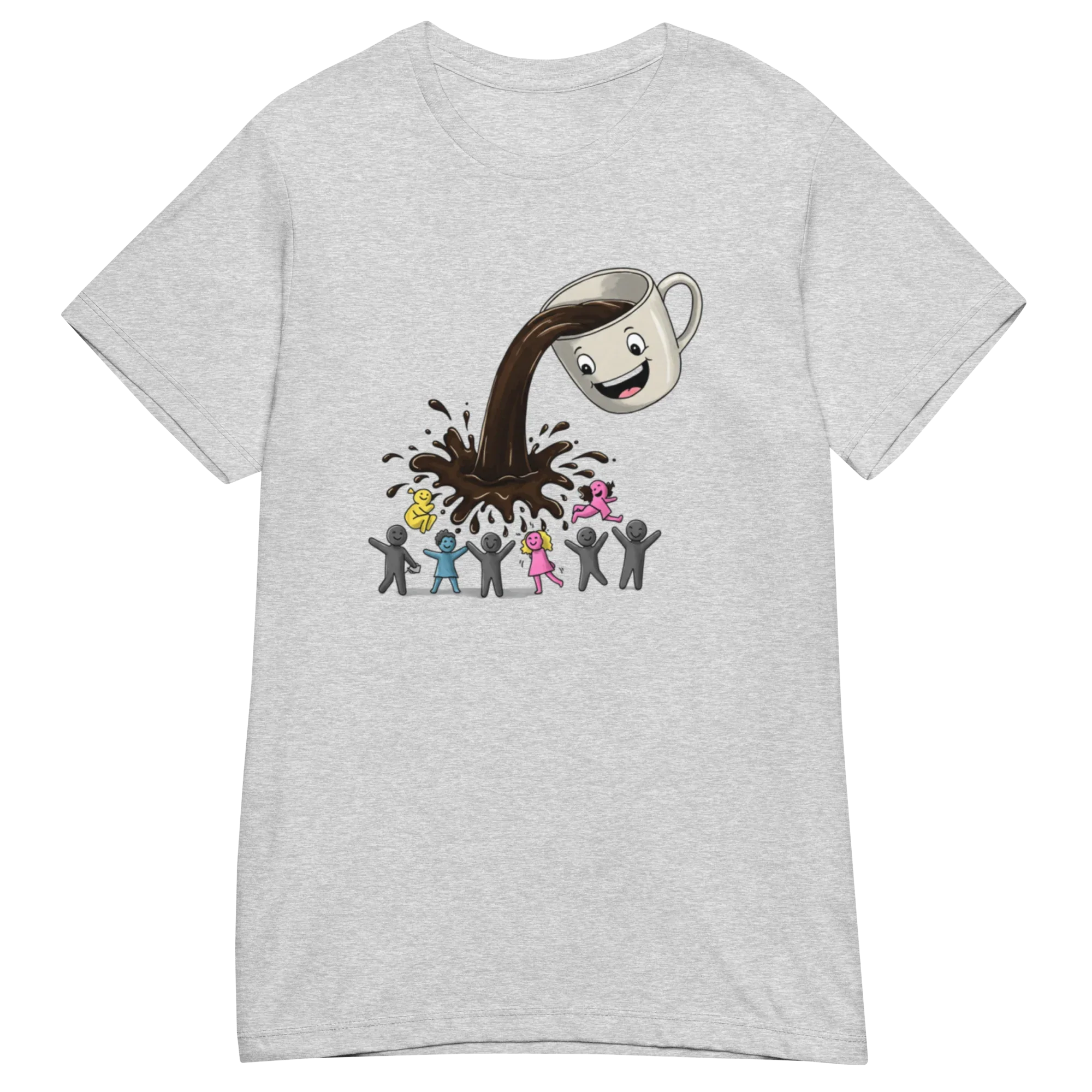 COFFEE RAIN women’s t-shirt - Heliconia / S - Printoo Shop - 5484587_22177