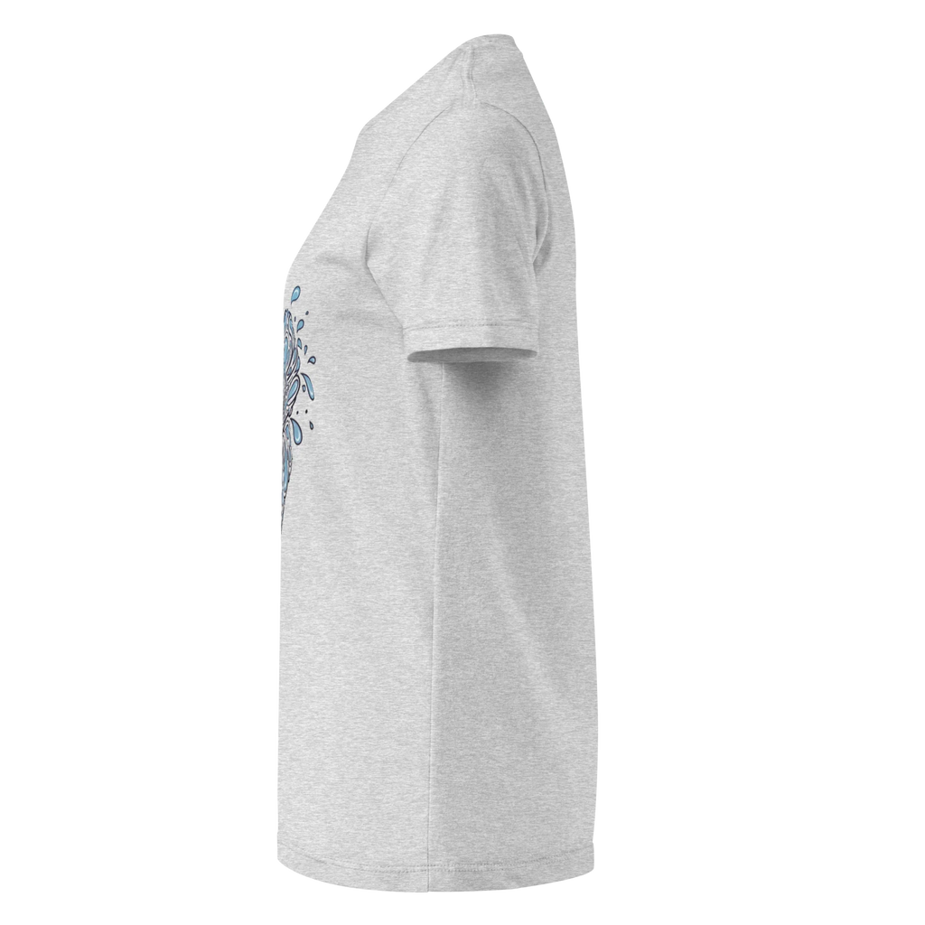 HEART OF DROPLETS women’s t-shirt - Red / S - Printoo Shop - 3670387_22182