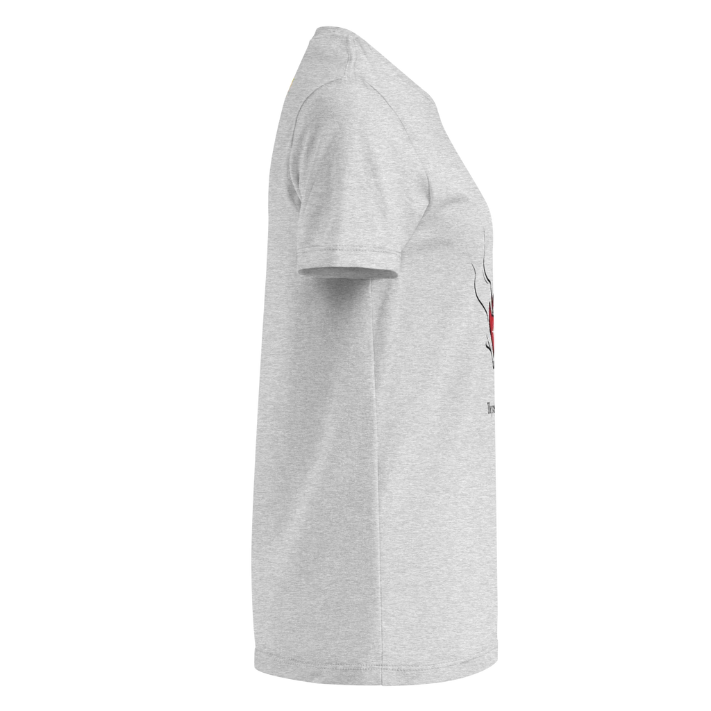 POWER OF LOVE women’s t-shirt - Red / S - Printoo Shop - 7616181_22182