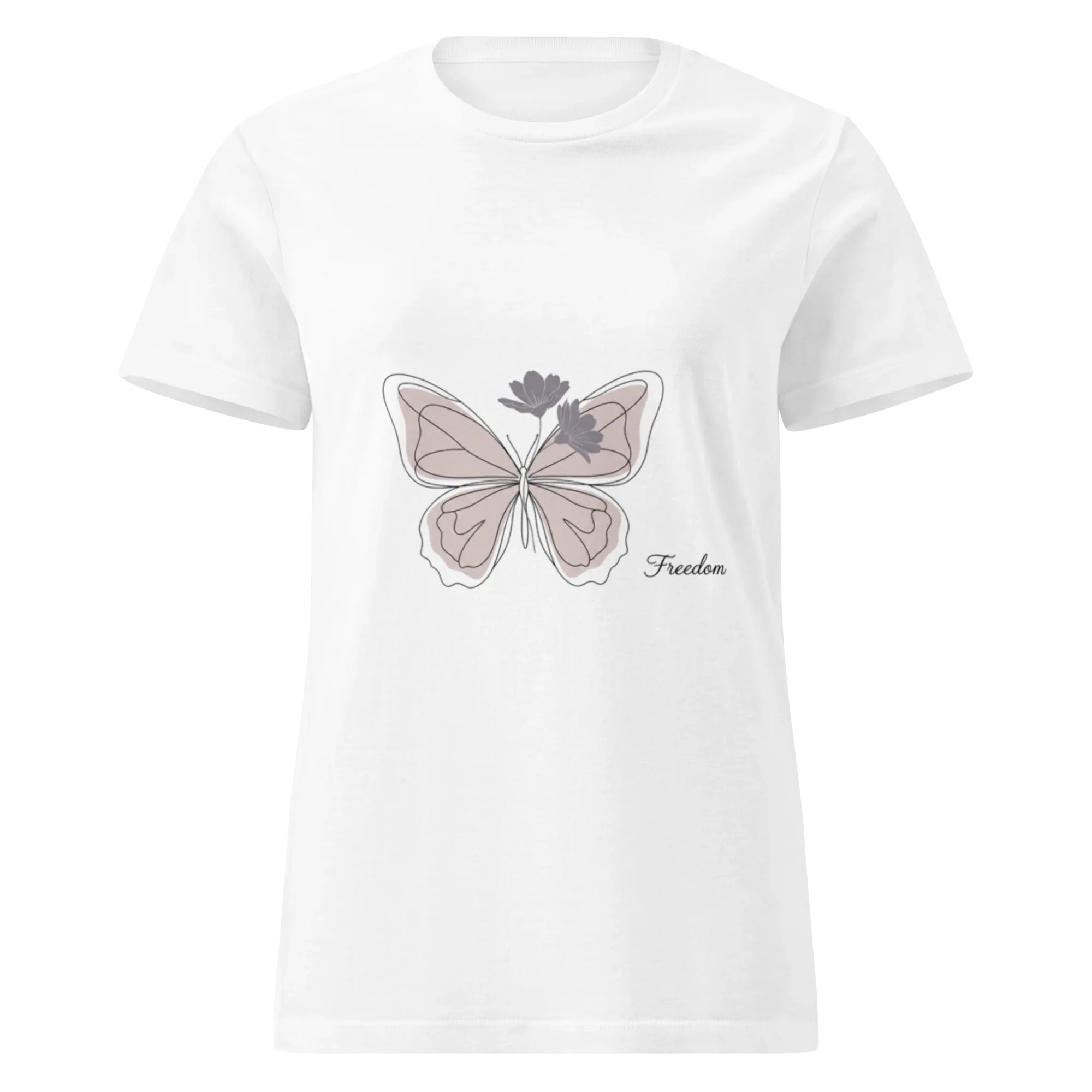FREEDOM BUTTERFLY women’s t-shirt - - Printoo Shop -